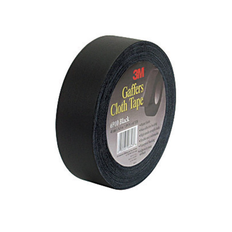3M 2 in. W x 60 yd. L Rubber Gaffers Cloth Tape Black