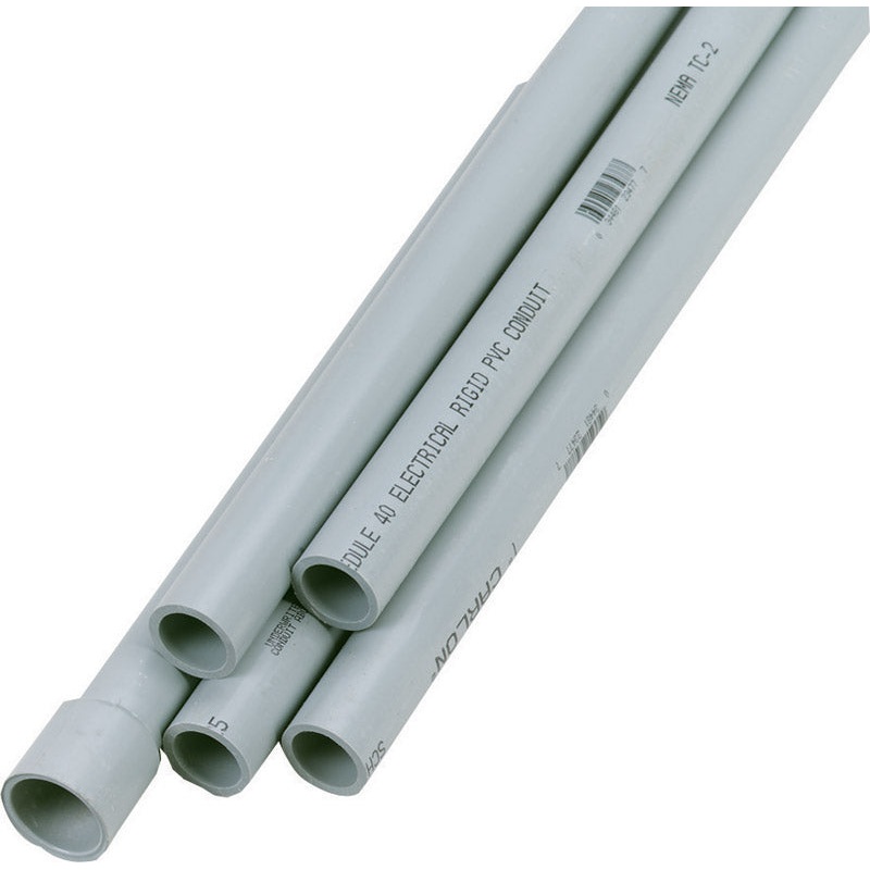 Cantex 1 in. Dia. x 10 ft. L Electrical Conduit Rigid PVC