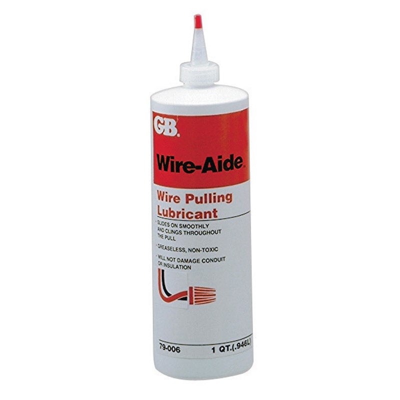 GB Wire-Aide General Purpose Wire Pulling Lubricant 32 oz. Squeeze Bottle