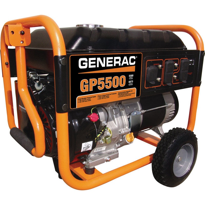 Generac Power Systems 5500 watts Portable Generator 10 hr.