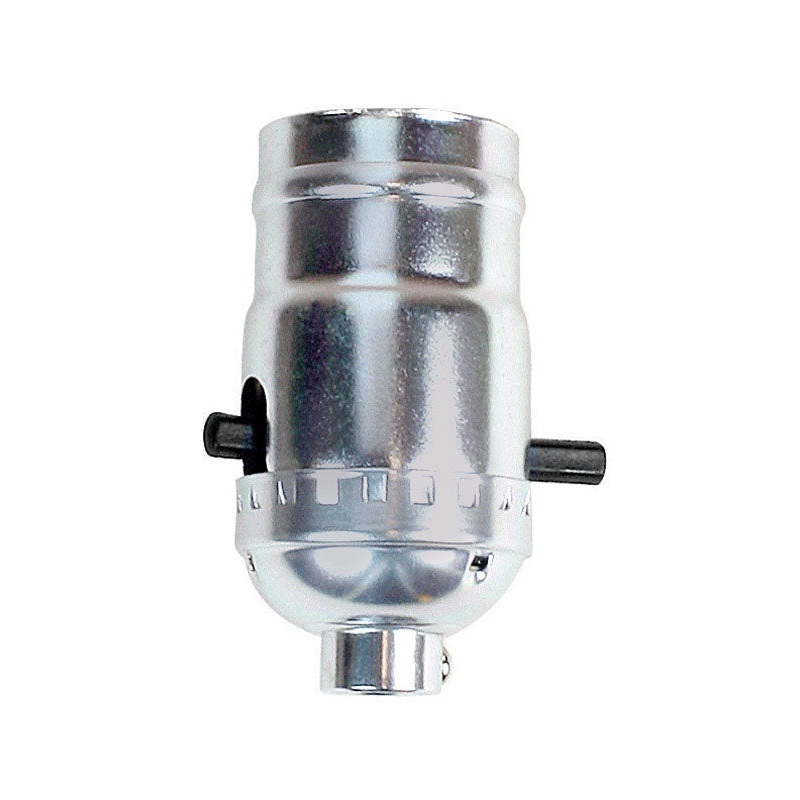 Jandorf Push Thru Socket 660 watts 250 volts Nickel Medium