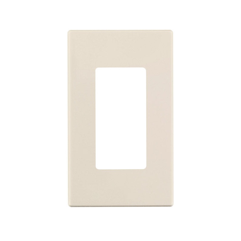 Leviton 1 gang Light Almond Polycarbonate Rocker/GFCI Wall Plate