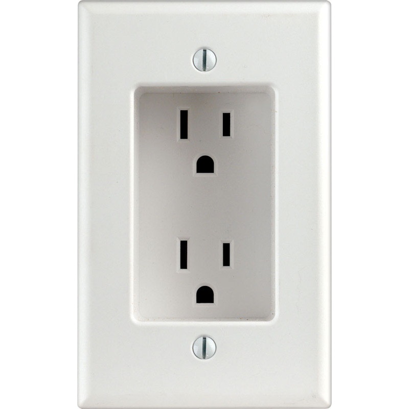 Leviton Electrical Receptacle 15 amps 5-15R 125 volts White
