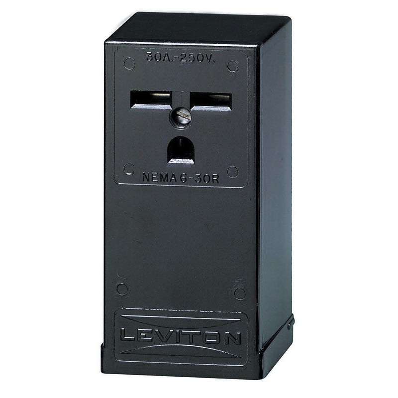 Leviton Electrical Receptacle 30 amps 6-30R 250 volts Black