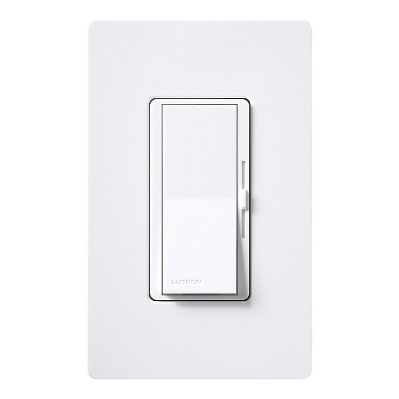 Lutron Diva 5 amps 600 watts Three-Way Dimmer Switch White