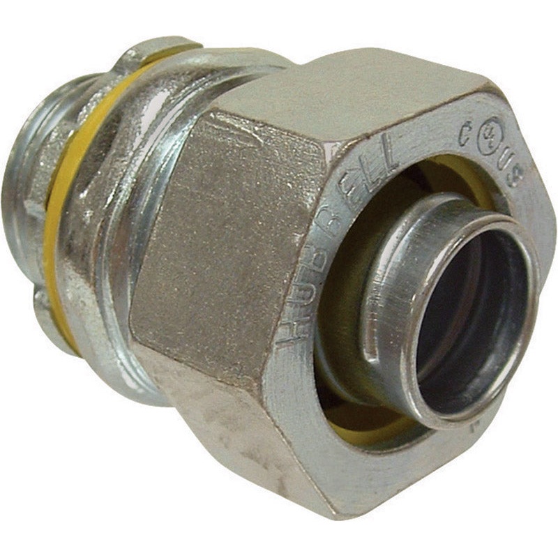 Raco 1/2 in. Dia. Steel, Malleable Iron Electrical Conduit Connector For Used on Flexible Metalli