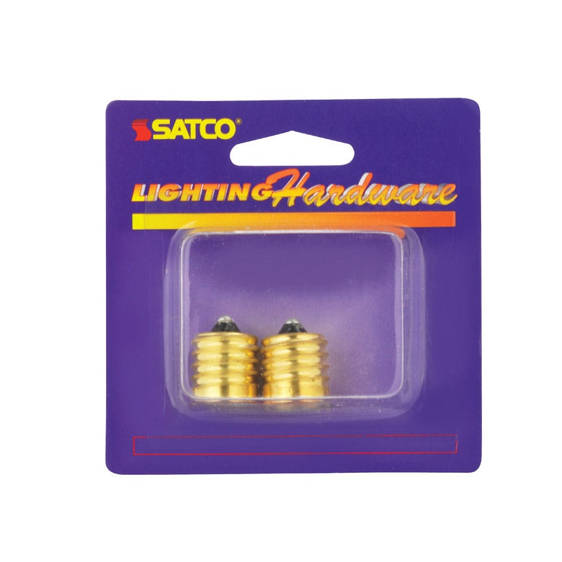Satco Socket Reducer Intermediate to Candelabra Golden