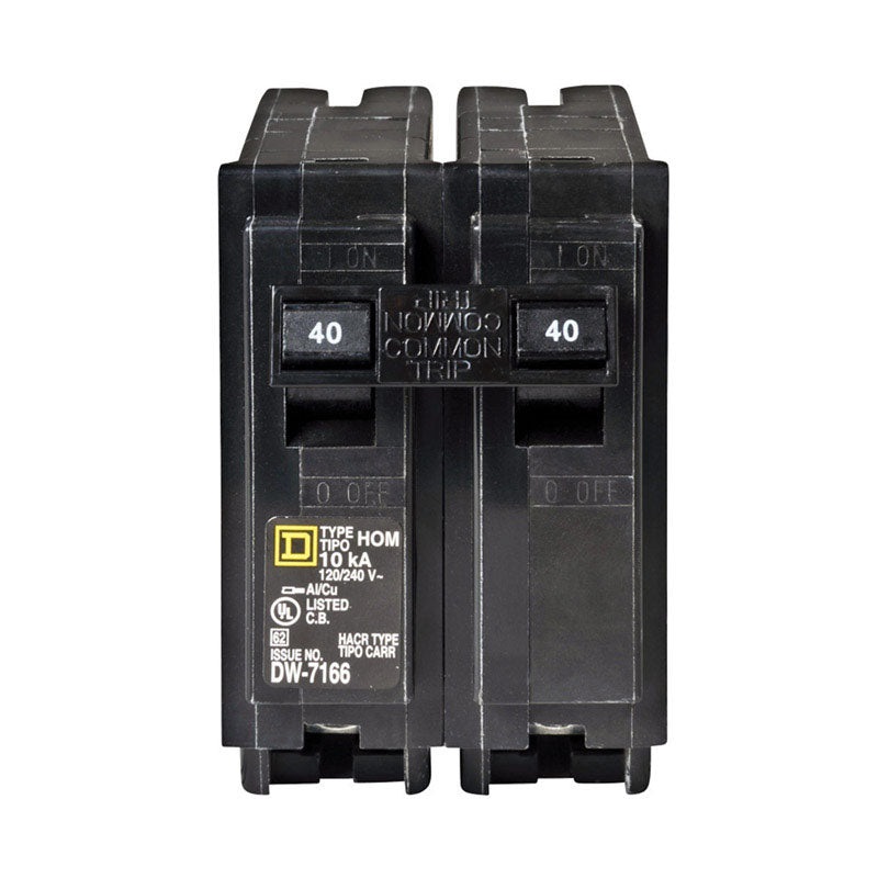 Square D HomeLine Double Pole 40 amps Circuit Breaker