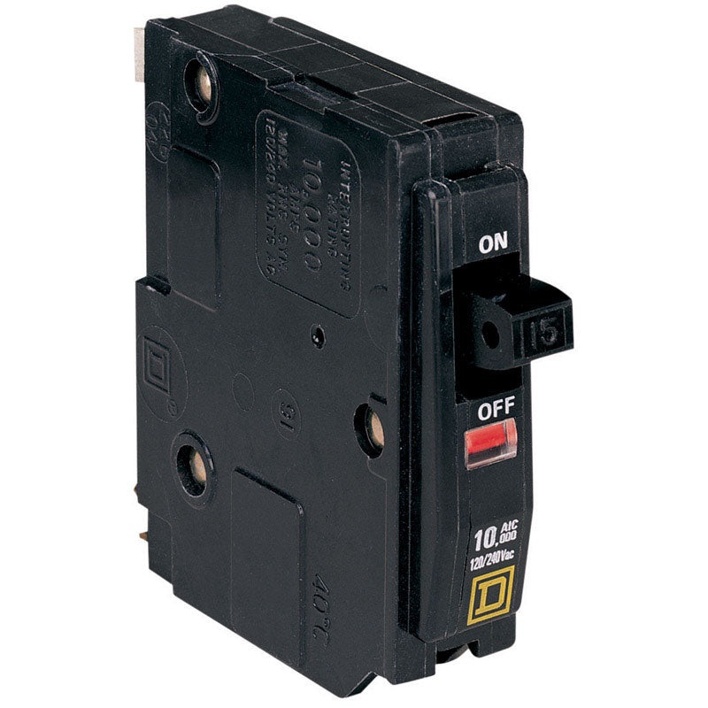 Square D QO Single Pole 15 amps Circuit Breaker