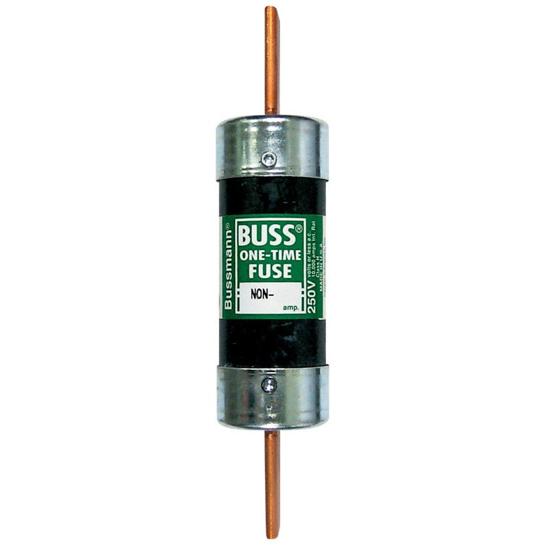 Bussmann One-Time Fuse 200 amps 250 volts 1.56 in. Dia. 1 pk For General Purpose