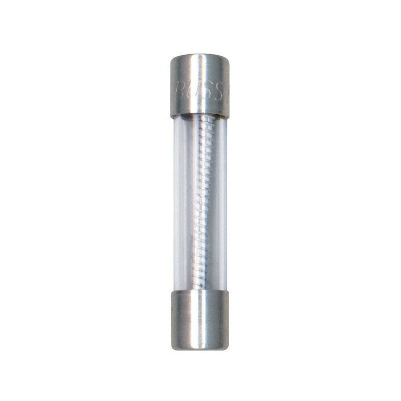 Bussmann Time Delay Glass Fuse 8 amps 250 volts 1/4 in. Dia. x 1-1/4 in. L 2 pk For Electronic Cir