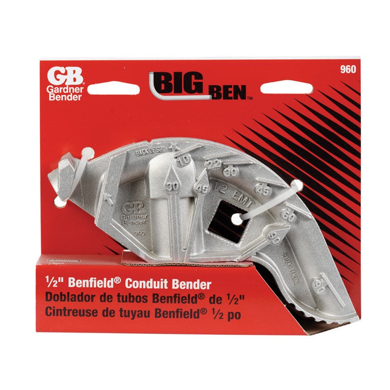 GB Big Ben 1/2 in. Aluminum Hand Bender