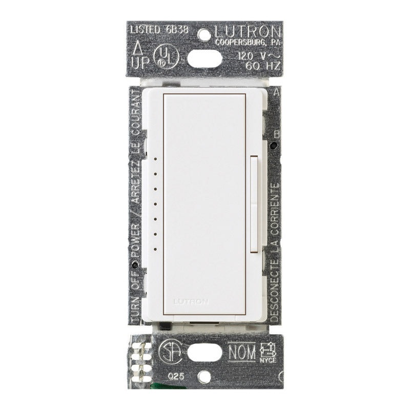 Lutron Maestro 1.25 amps 150 watts Three-Way Dimmer Switch White