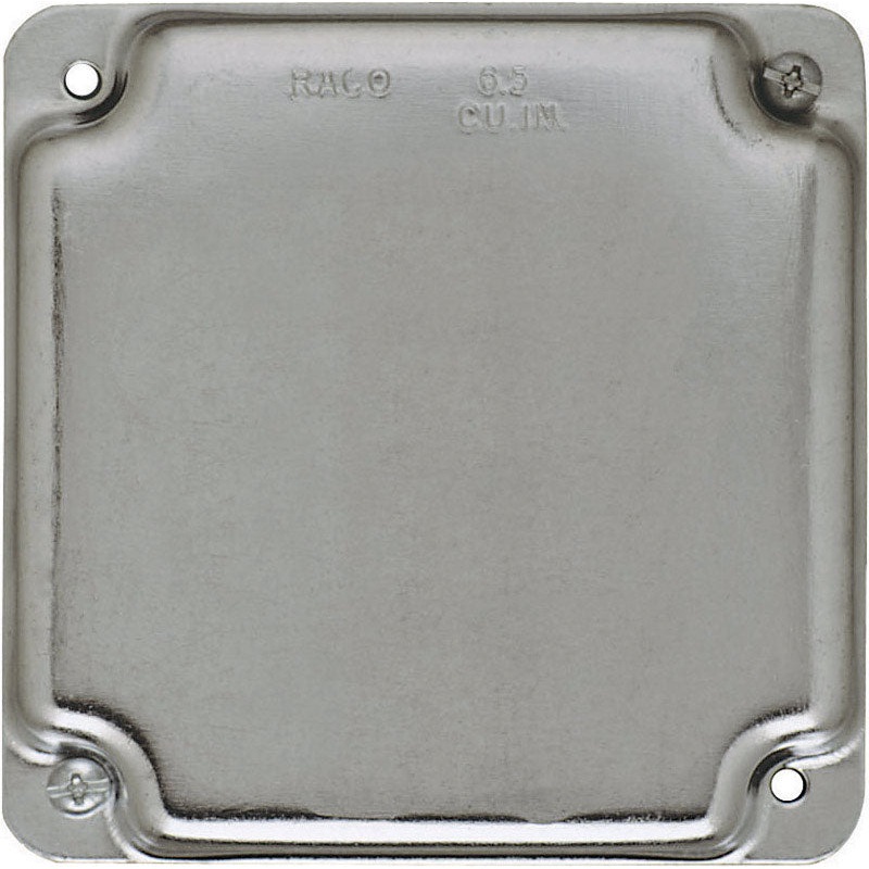 Raco Square Steel 2 gang Electrical Box Cover For Used to Mount Switches or Receptacles on Boxes