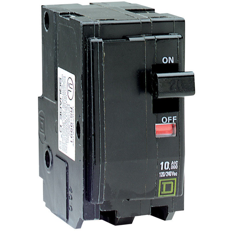 Square D QO Double Pole 20 amps Circuit Breaker