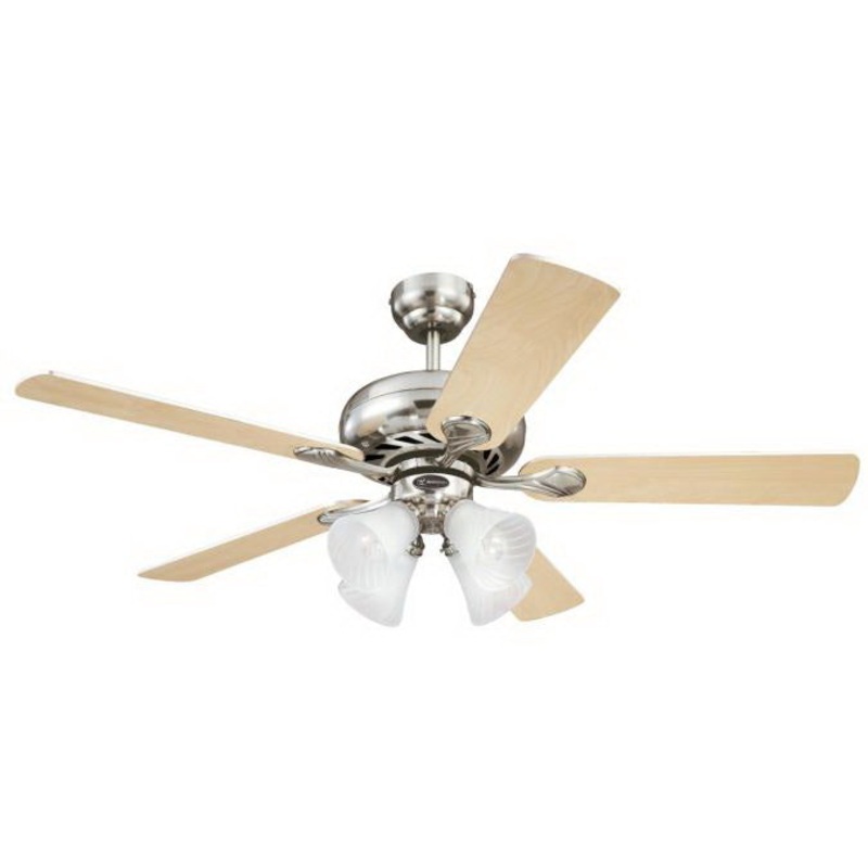Westinghouse Swirl Ceiling Fan 52 in. W Brushed Nickel