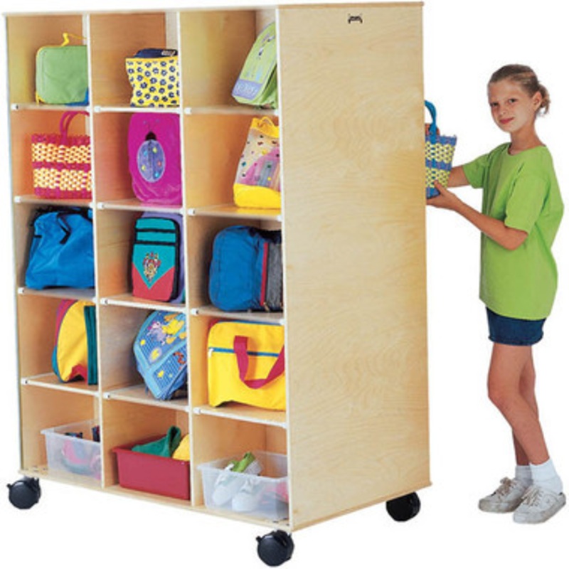 Big Twin Double Side Rolling Cubbie Unit
