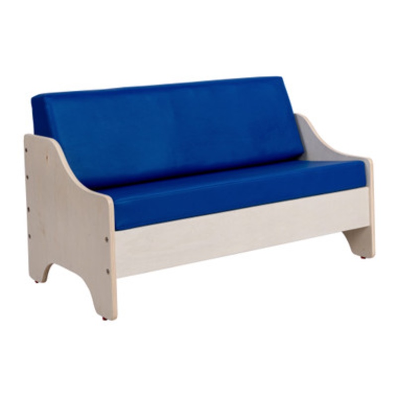 Everyday Kid’s Lounge Sofa – Blue Cushions – Assembled