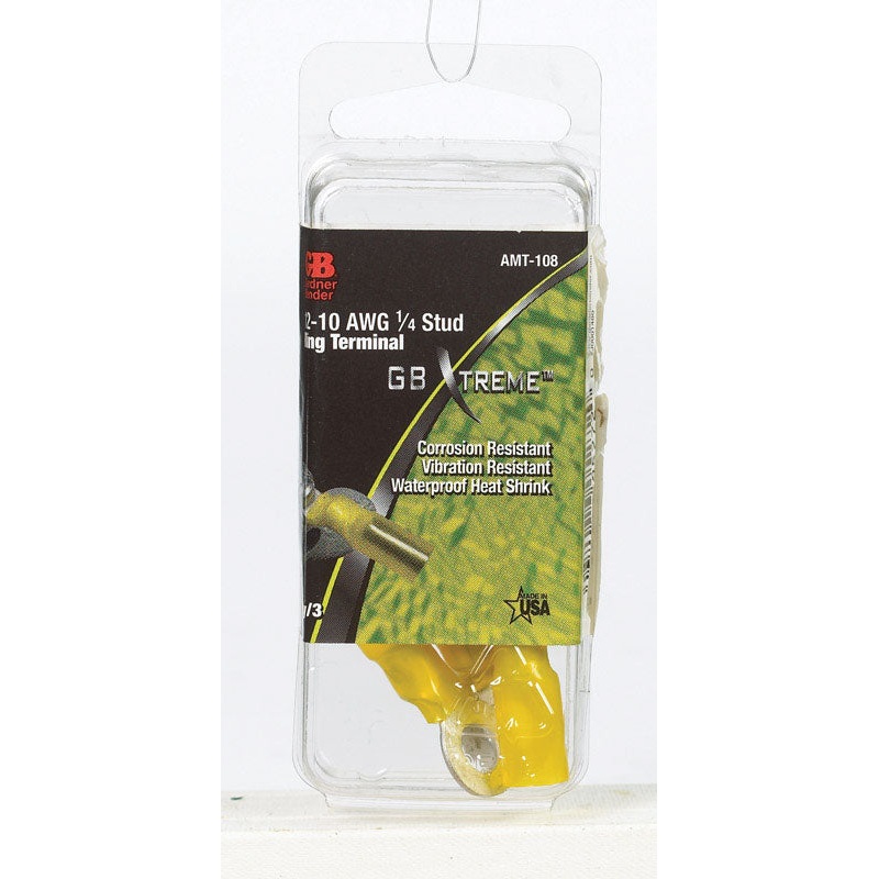 GB Industrial Ring Terminal Nylon Yellow 3