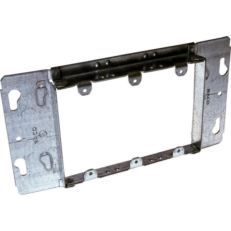 Raco Rectangle Steel 3 gang Electrical Box Cover For Used in Finish Wall Applications to Mount S