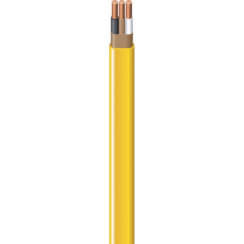Southwire 100 ft. 12/2 Romex Type NM-B WG Non-Metallic Wire Yellow