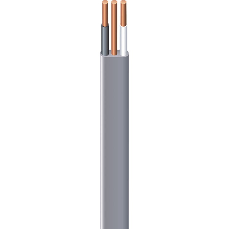 Southwire 100 ft. 12/2 Type UF-B WG Underground Feeder Cable Gray
