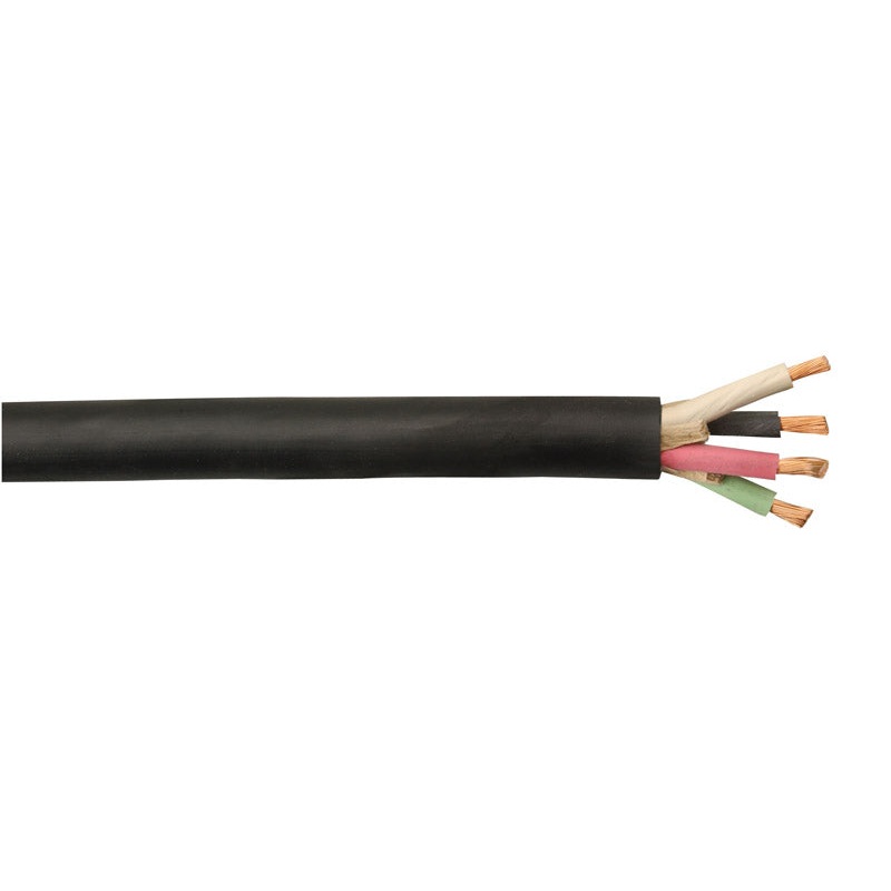 Woods 10/4 SJOOW 300 volts Service Cord Wire 250 ft. L Black