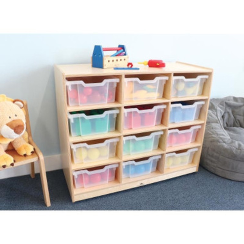 12 Tray Mobile Gratnell Storage Cabinet