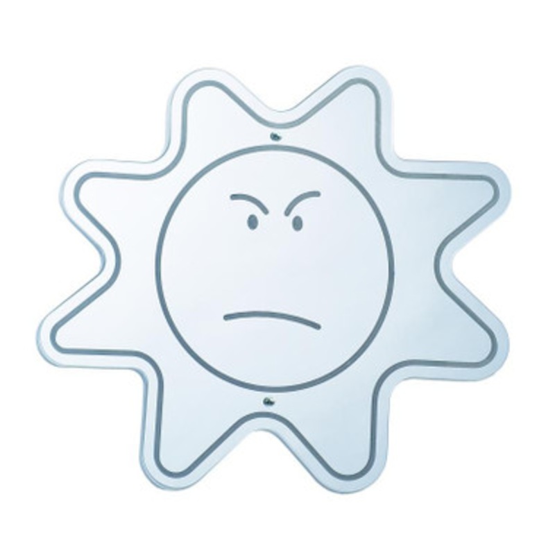 Angry Face Mood Mirror