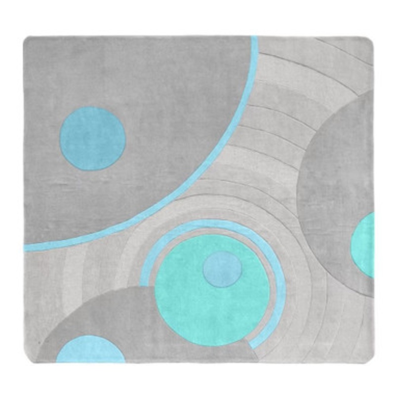 Breeze.upp Circle Pattern Carpet – Square