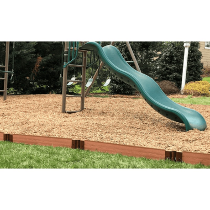 Classic Sienna Straight Playground Border 16′ – 1 Profile