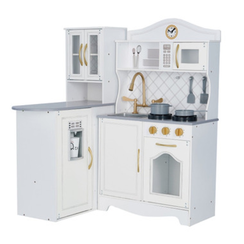 Little Chef Upper East Retro Play Kitchen with Effects