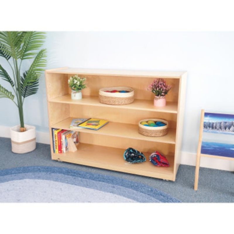 Mobile Bookshelf Cabinet 36H