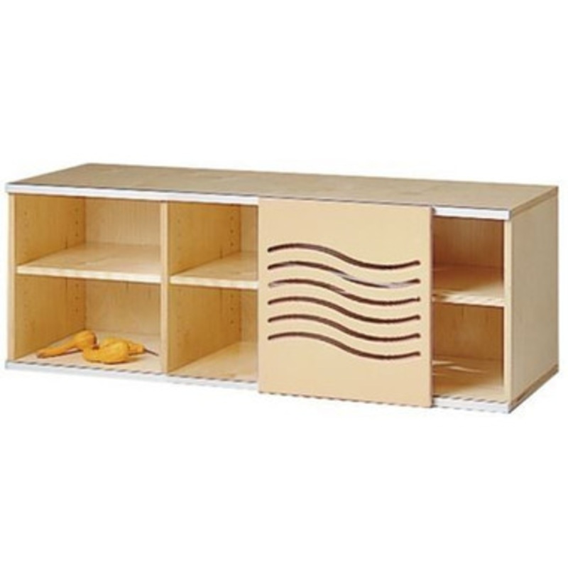 Move Upp Low Shelf with Sliding Door