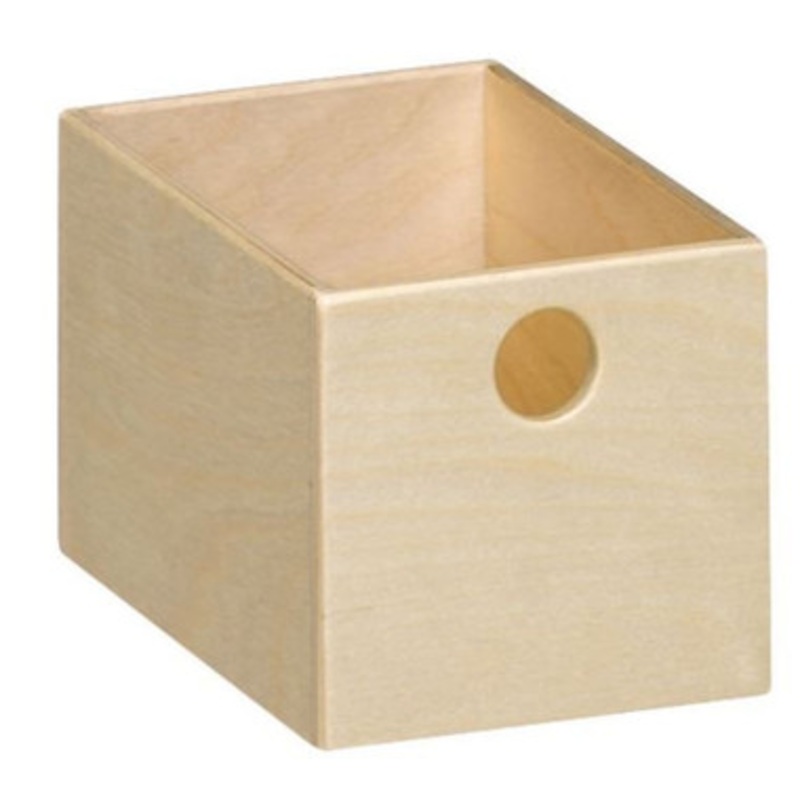 Perforated Wall Panels Small Wooden Storage Box