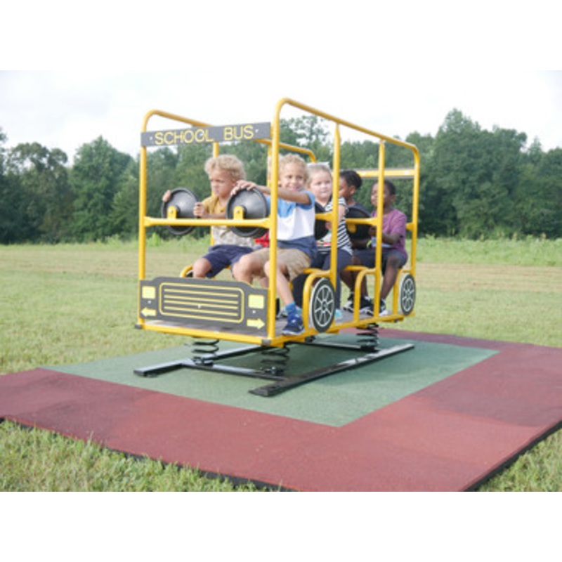 Rockin Time School Bus Spring Rider