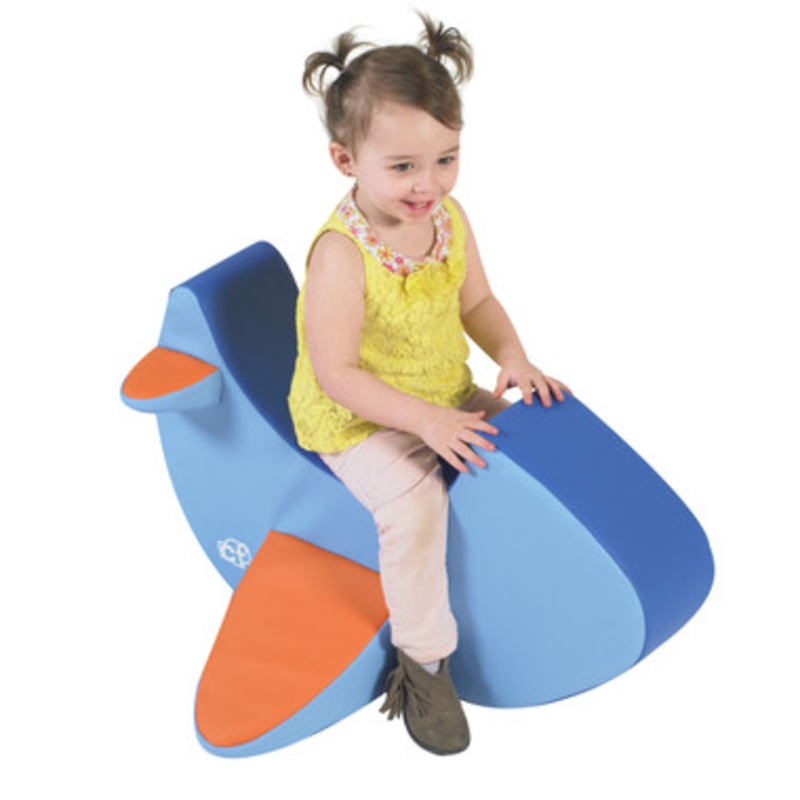 Rocking Airplane Soft Play Ride On Toy