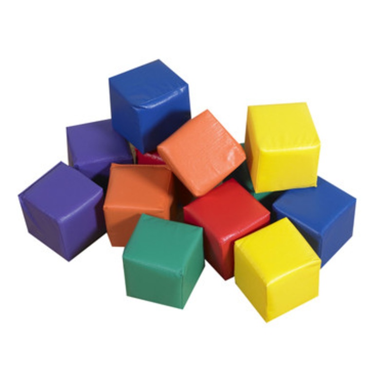 Toddler Baby Foam Blocks, Rainbow