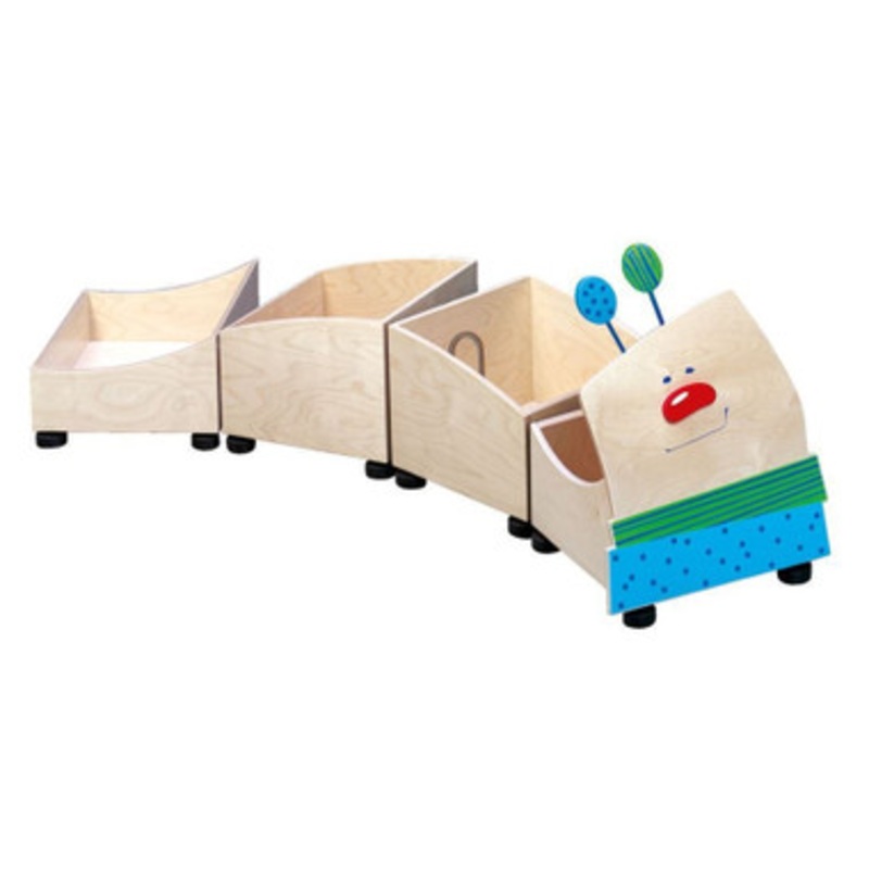 Willy the Bookworm Book Cart