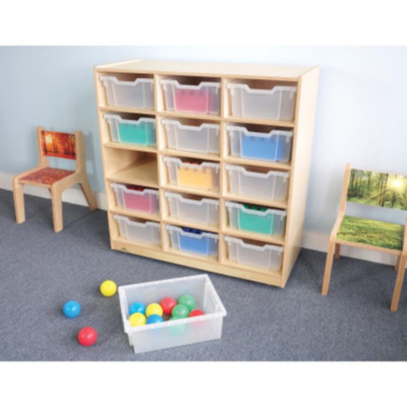 15 Tray Mobile Gratnell Storage Cabinet