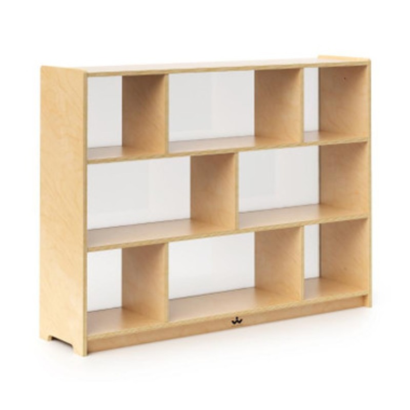 Acrylic Back Storage Cabinet 36 H