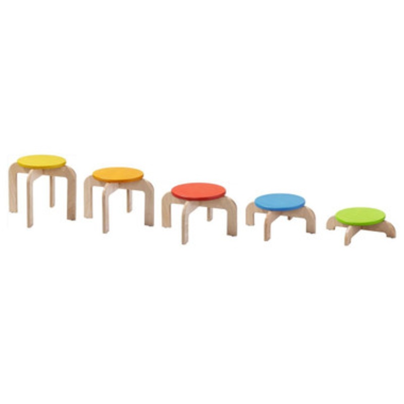Balancing Staircase Variable Height Stools