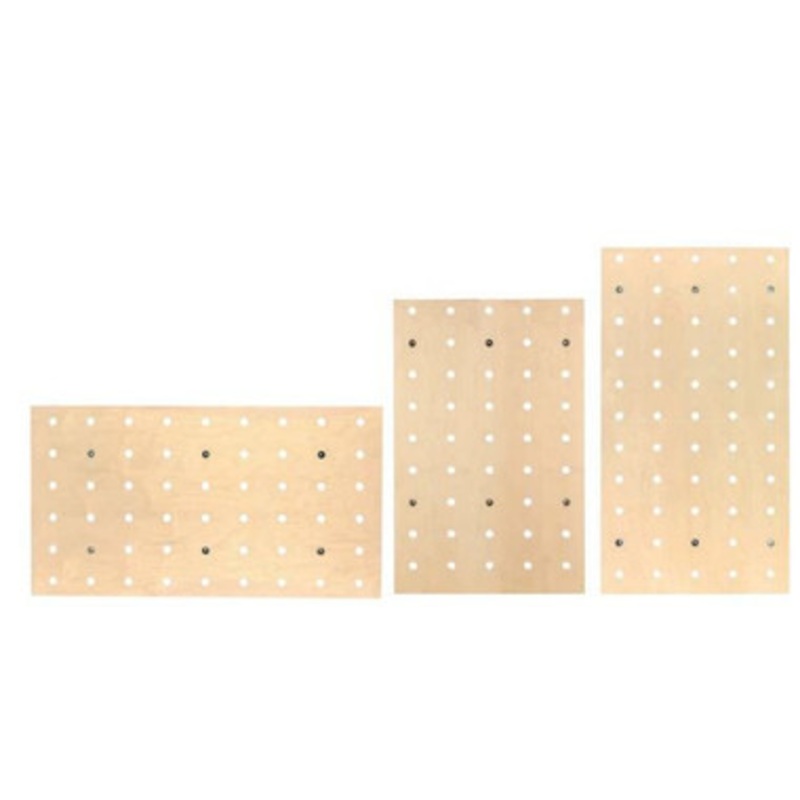 Birch Perforated Wall Panels|Toddler 38″H x 68″W|School 69″H x 38″W|Kindergarten 57″H x 38″W