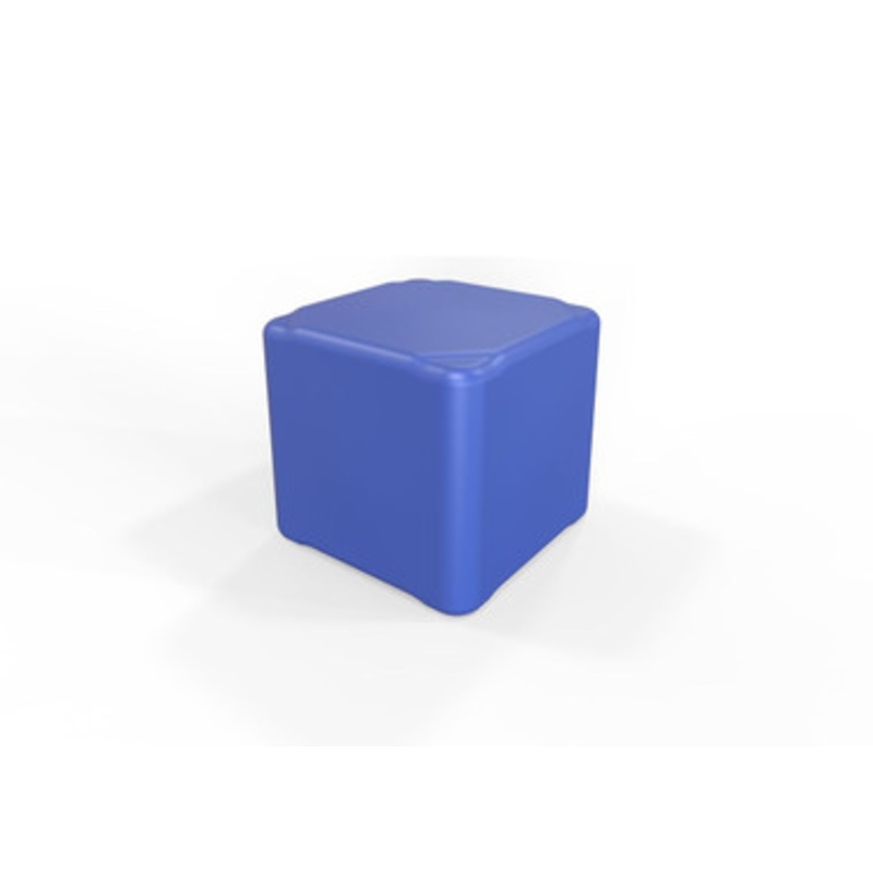 Children’s Eco Cube Seating|Small Cube (14″l x 14″w x 13″ Seat Height)|Large Cube (17″l x 17″w x 16″ Seat Height) – Add $29|Yellow (YE)|Orange (OR)|Light Blue (LB)|Dark Blue (DB)|Pure Green (PG)|Lime Green (LG)|Surf Blue (SB)|Medium Blue (MB)|