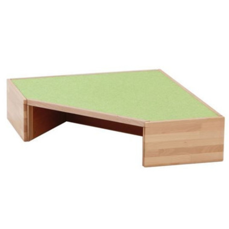 Corner Play Platform A with Carpet