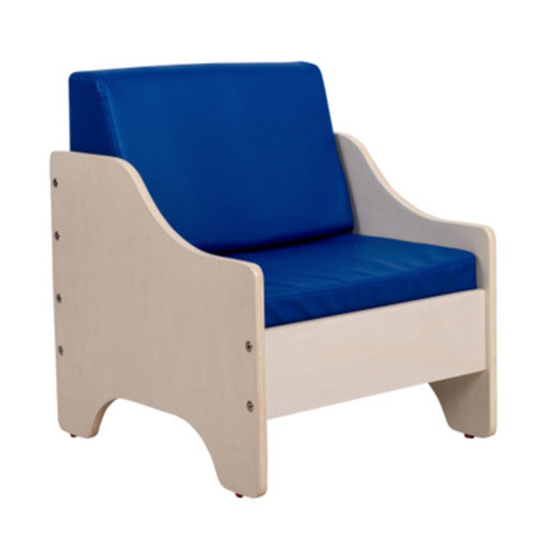 Everyday Kid’s Lounge Chair – Blue Cushion – RTA