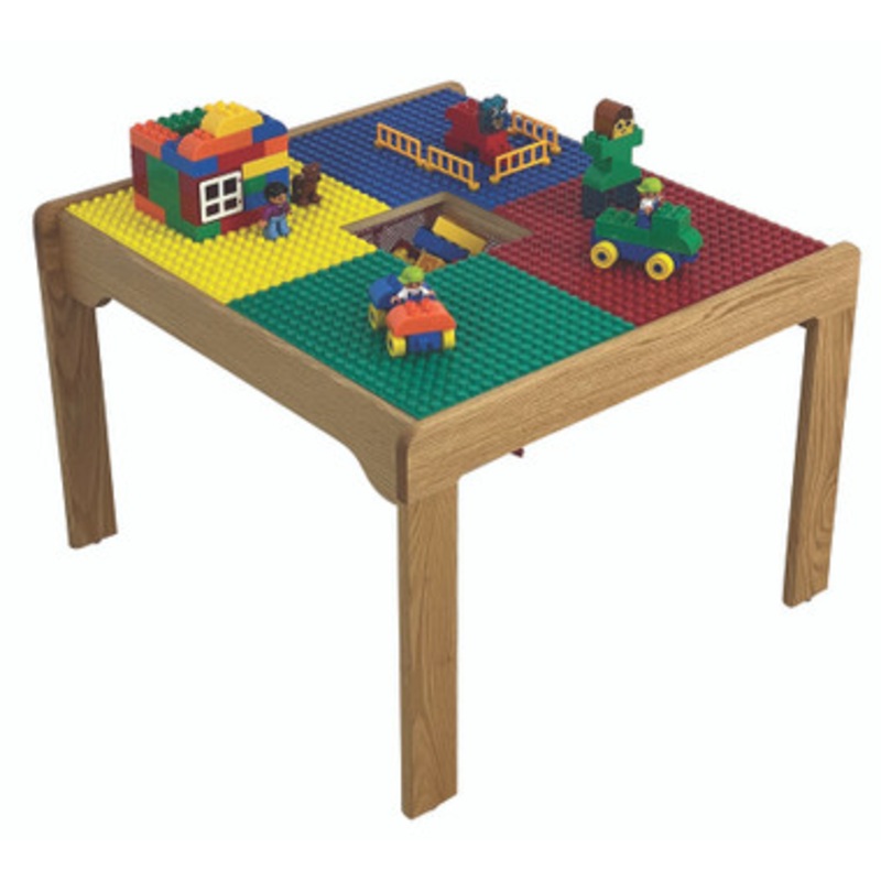 Fun Builder Wooden DUPLO Table – 27 x 27