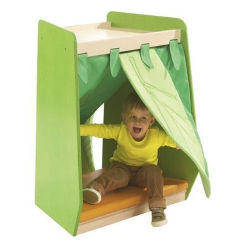 Grow.upp Wide Trapezoid Cabinet w/Leaf Curtains