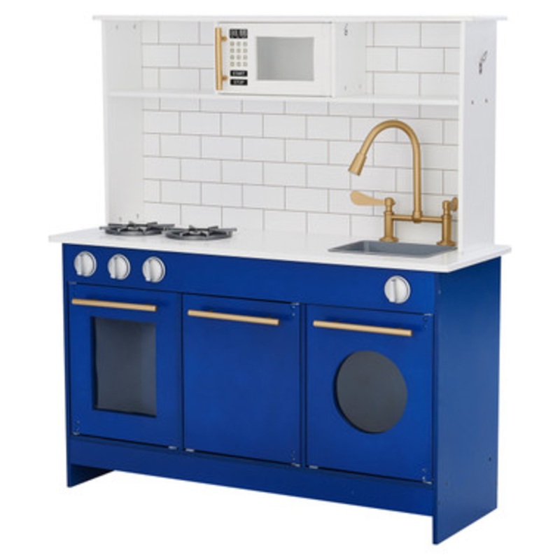 Little Chef Berlin Blue Play Kitchen with Cookware