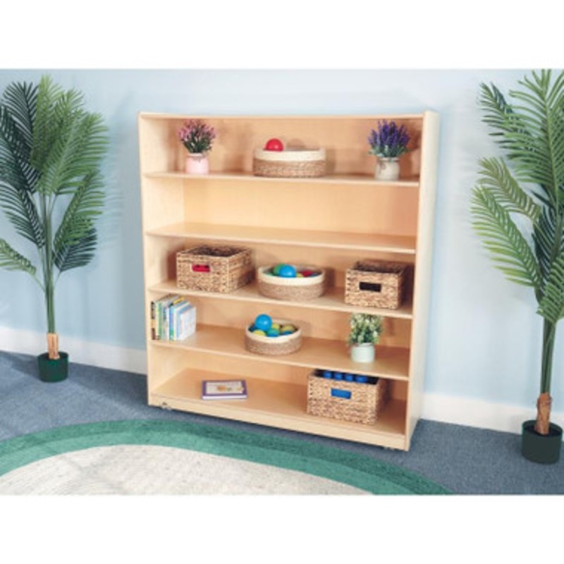 Mobile Bookshelf Cabinet 54H